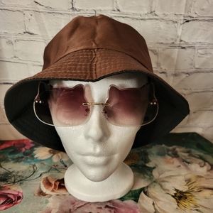 ANIME hat and kit-cat sunglasses